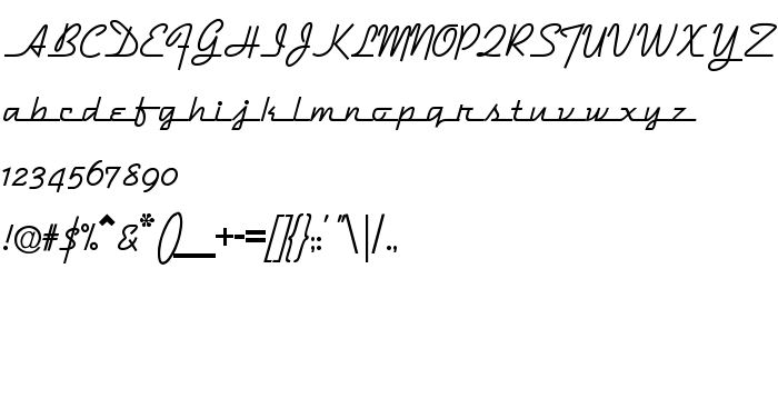 Pratinjauan jenis huruf DymaxionScript