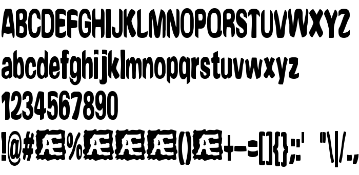 Pratinjauan jenis huruf Yonder (BRK)