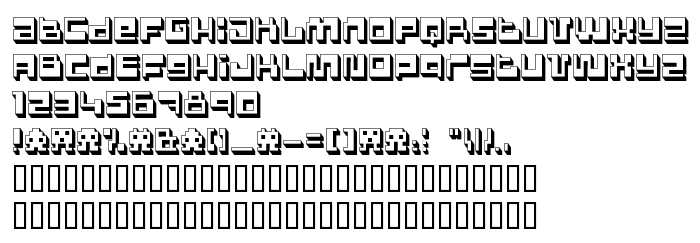 Pratinjauan jenis huruf Polygon Power