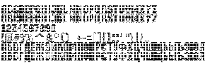 Pratinjauan jenis huruf a_MachinaOrtoMltGr Bold