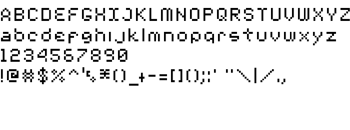 Pratinjauan jenis huruf 00 Starmap Truetype