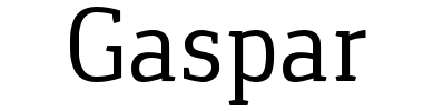 Jenis huruf Gaspar