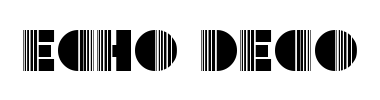 Jenis huruf Echo Deco