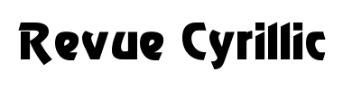 Jenis huruf Revue Cyrillic