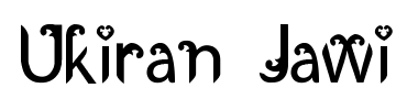 Jenis huruf Ukiran Jawi