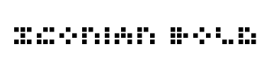 Jenis huruf Iconian Bold