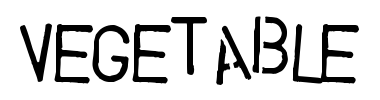 Jenis huruf Vegetable
